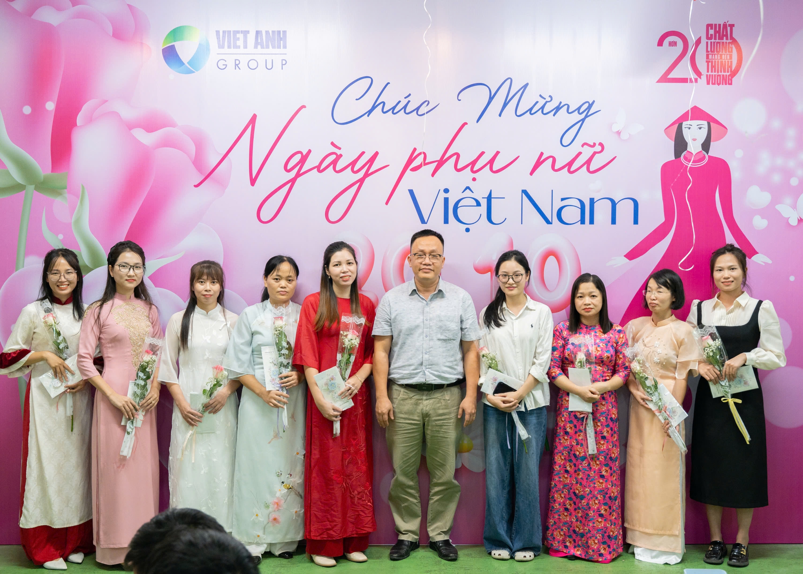 VIET ANH GROUP tưng bừng kỷ niệm ngày Phụ nữ Việt Nam 20.10