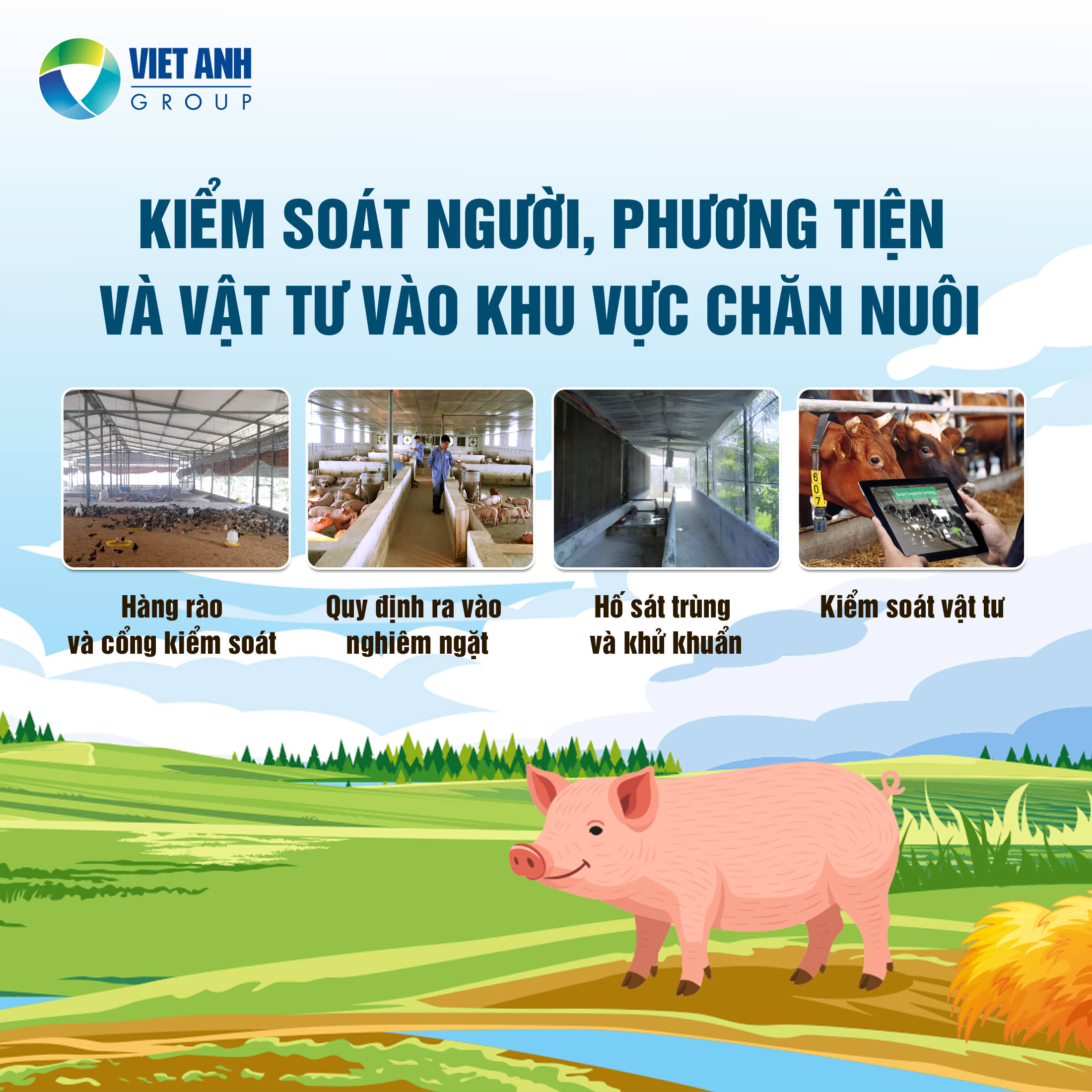 KIỂM SOÁT DỊCH BỆNH TRONG CHĂN NUÔI THEO HƯỚNG AN TOÀN SINH HỌC